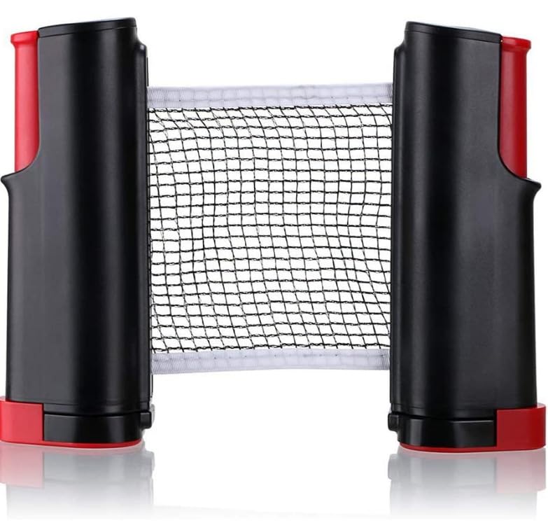 Portable Ping Pong Paddle Set Table Tennis Nets Post Set with Retractable Net for Indoor/Outdoor
