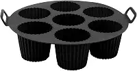 FORMA PARA 7 MINI BOLOS DE SILICONE PARA AIR FRYER 20CM