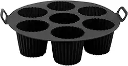 FORMA PARA 7 MINI BOLOS DE SILICONE PARA AIR FRYER 20CM