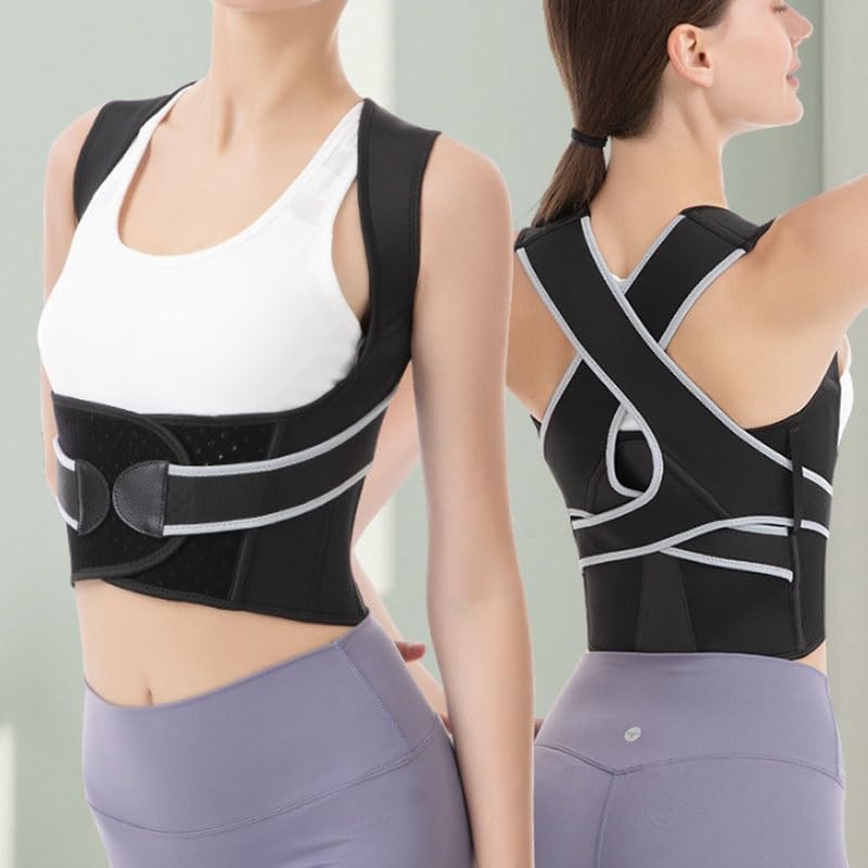 Back Shoulder Correction Belt Breathable Posture for Both Men Women
