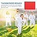 Homoyoyo 1PCS Rebreakable Boards Professional Reusable Plastic Training Taekwondo Breaking Boards Karate Arts Boards for Kids Adults Boxing Equipment,10mm Red