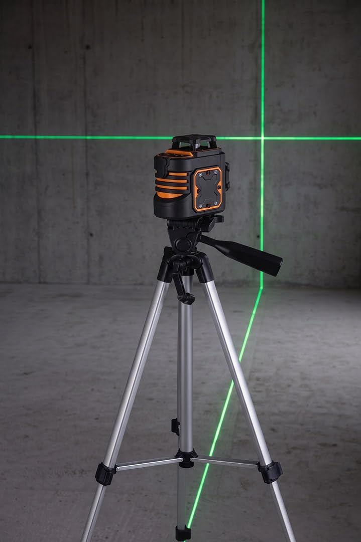 NEO TOOLS Set laser a linee incrociate a 360 gradi, 30 m, linee laser verdi