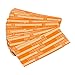 Quarter Coin Wrappers, 1,000 Flat Striped Coin Wrappers/Coin Rolls for Quarters