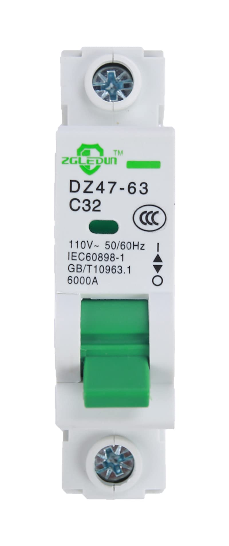 AC Miniature Circuit Breaker, 1 Pole 16 Amp, 120/240VAC, 6kA Din Rail Mount Breaker with Thermal Magnetic Trip, DZ47-63 C16 1P, AC Solar MCB — Amazon image 19