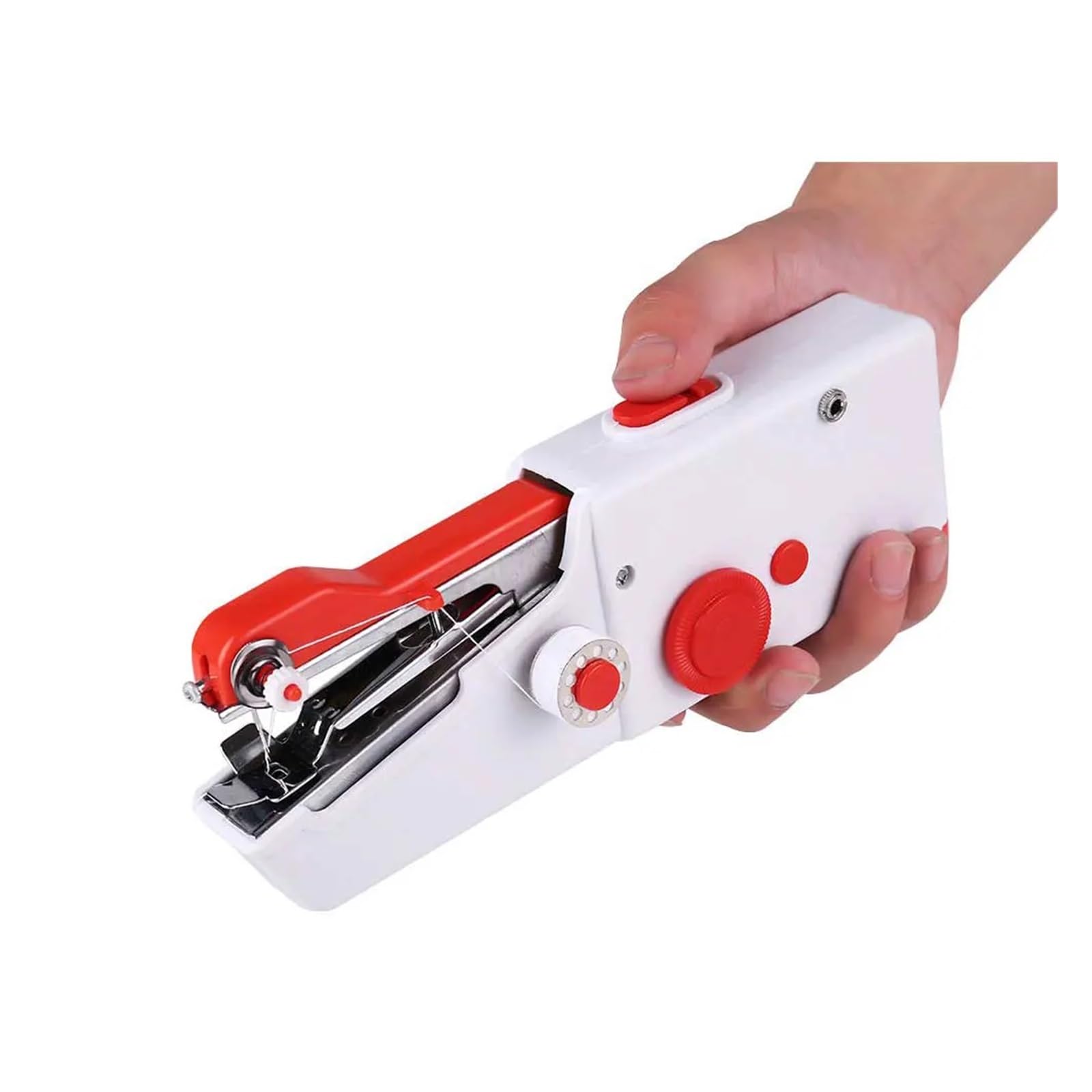 Ręczna Maszyna Do Szycia Mini Zestaw Robótek Ręcznych Przenośny Z Zestawem Nici Domowe Ręczne Elektryczne Narzędzie DIY Ubrań Mocna Cicha Stabilna(Machine 88 thread)