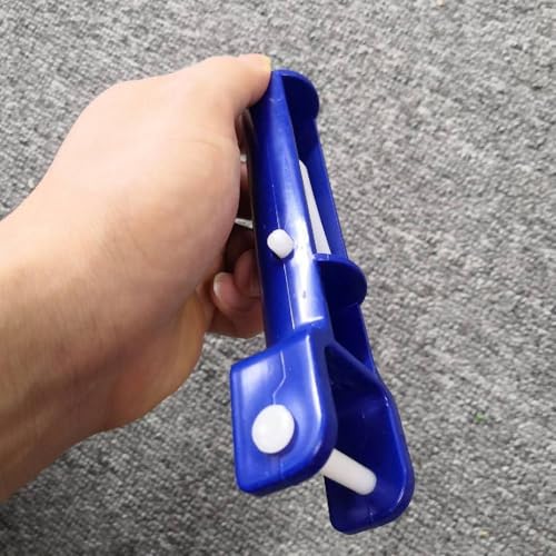 Vibsky Cabezal de aspiradora de piscina para mango de yugo con clip en V y pasador extralargo, plástico, azul