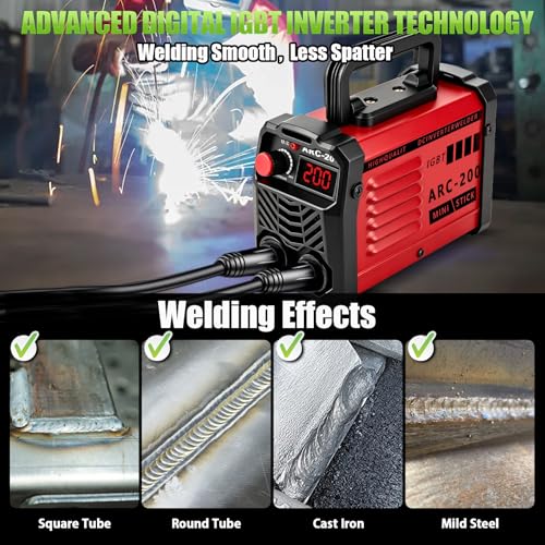 Hpoouo 200Amp Mini Stick Welder