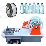 moupeaktain 3D Printing Filament Making Machine, Desktop 3D Printer Extruder Filament Maker with Digital Display, Temperature/Speed Adjustable, PET Bottle Recycler for Families B