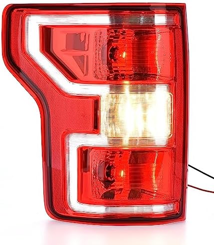 Left Driver Side Brake Tail Light Rear Lamp Compatible With Ford F150 F-150 2018 2019 2020 Replace JL3Z13405H