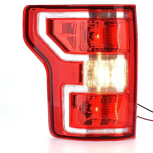 Left Driver Side Brake Tail Light Rear Lamp Compatible With Ford F150 F-150 2018 2019 2020 Replace Jl3Z13405H #TOP1