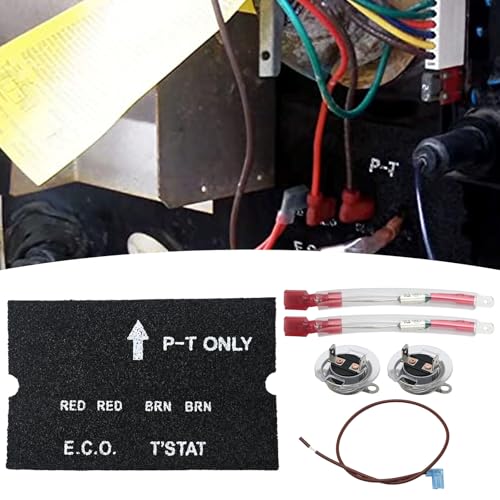 Image of MDEOOSKY 2pcs RV Water Heater Thermal Cutoff RV Water Heater Parts Thermal Cutoff Kit Compatible with GLM 21140 Mallory 9-72153 Mercruiser 45518A2 GCH6-4E GCH6-6E G6A-7E