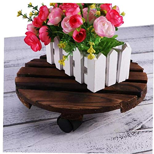 Support plante mover roues pour déplacer les pots lourds