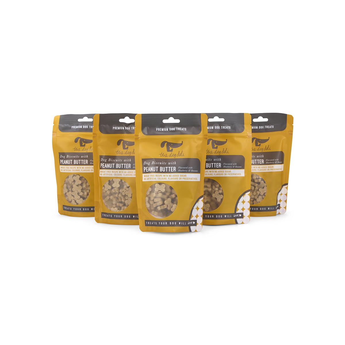 Petface Dog Deli Biscuits With Peanut Butter For Dogs - Single Small