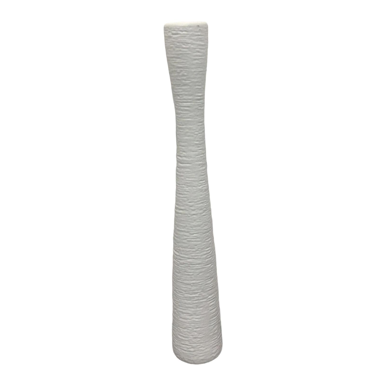 Baoblaze 47.8cm Tall Floor Vase, Standing Floor Vase Decorative Plant Pot for Corner, Minimalist Style Flower Vases Wedding & Farmhouse Decor, Indoor Shelf or Cafe Home Decor Flower Holder, White
