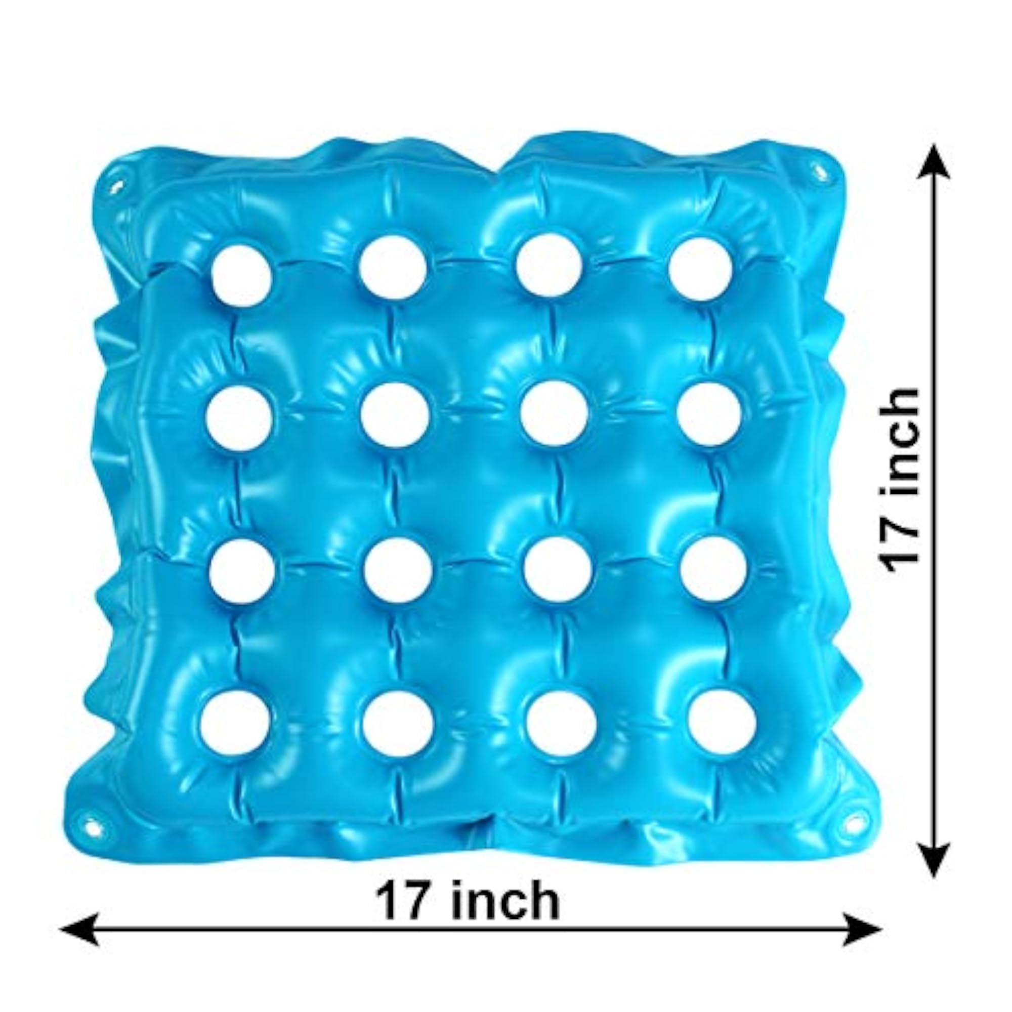 Inflatable Air/Water Seat Cushion for Pressure Relief