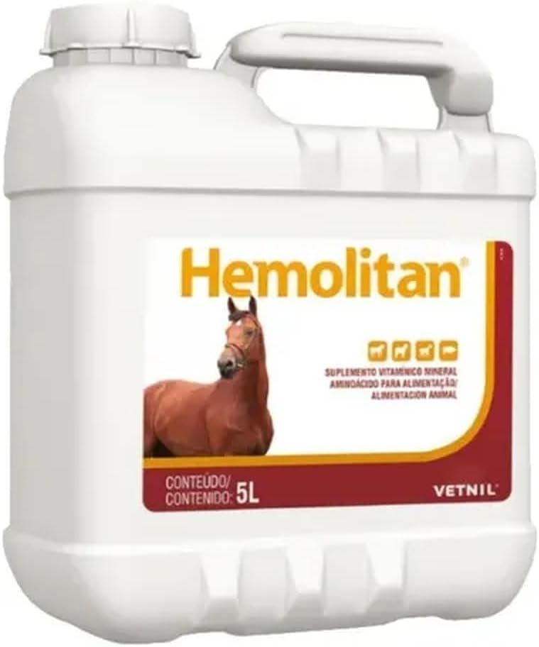 VETNIL Hemolitan 5L (Refil) em promoção! Veja a oferta e mais achadinhos de Vitaminas & Suplementos Hoje é o melhor dia para comprar VETNIL Hemolitan 5L (Refil) com aquele preço maroto! Promoção! Aproveite a oferta!