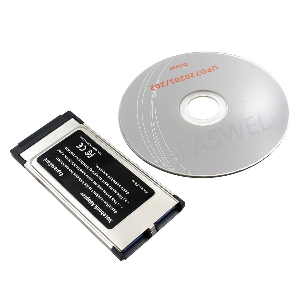 Express Card Expresscard 34mm To 2 Ports USB 3.0 Port Hub Adapter Expansion Card