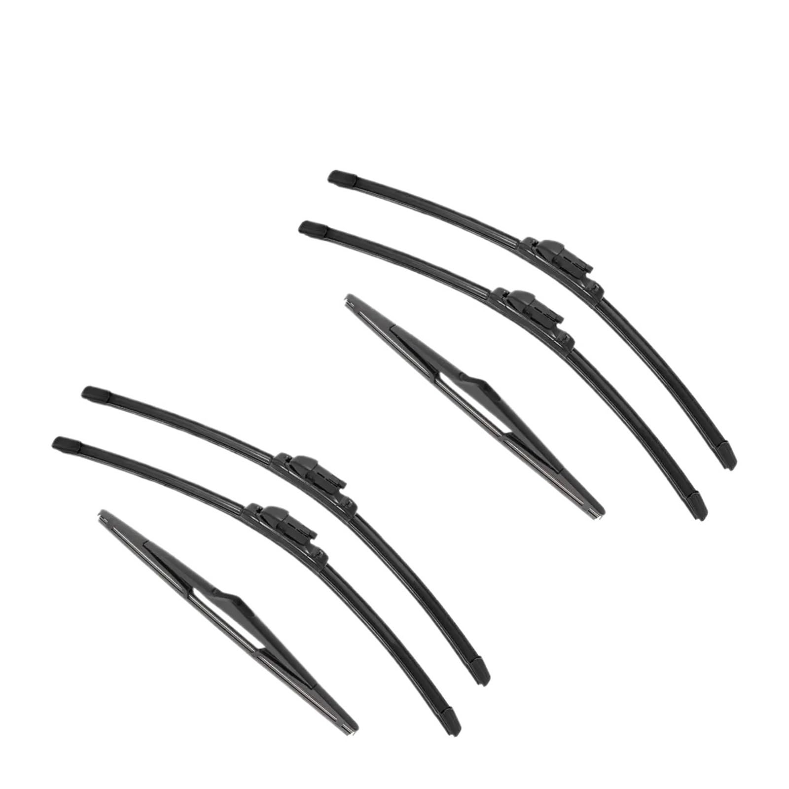 Luneta Trasera Para Peugeot 3008 MK2 2017-2021 Limpiaparabrisas Delantero Trasero De Goma Dobles Para Coche(6PCS)