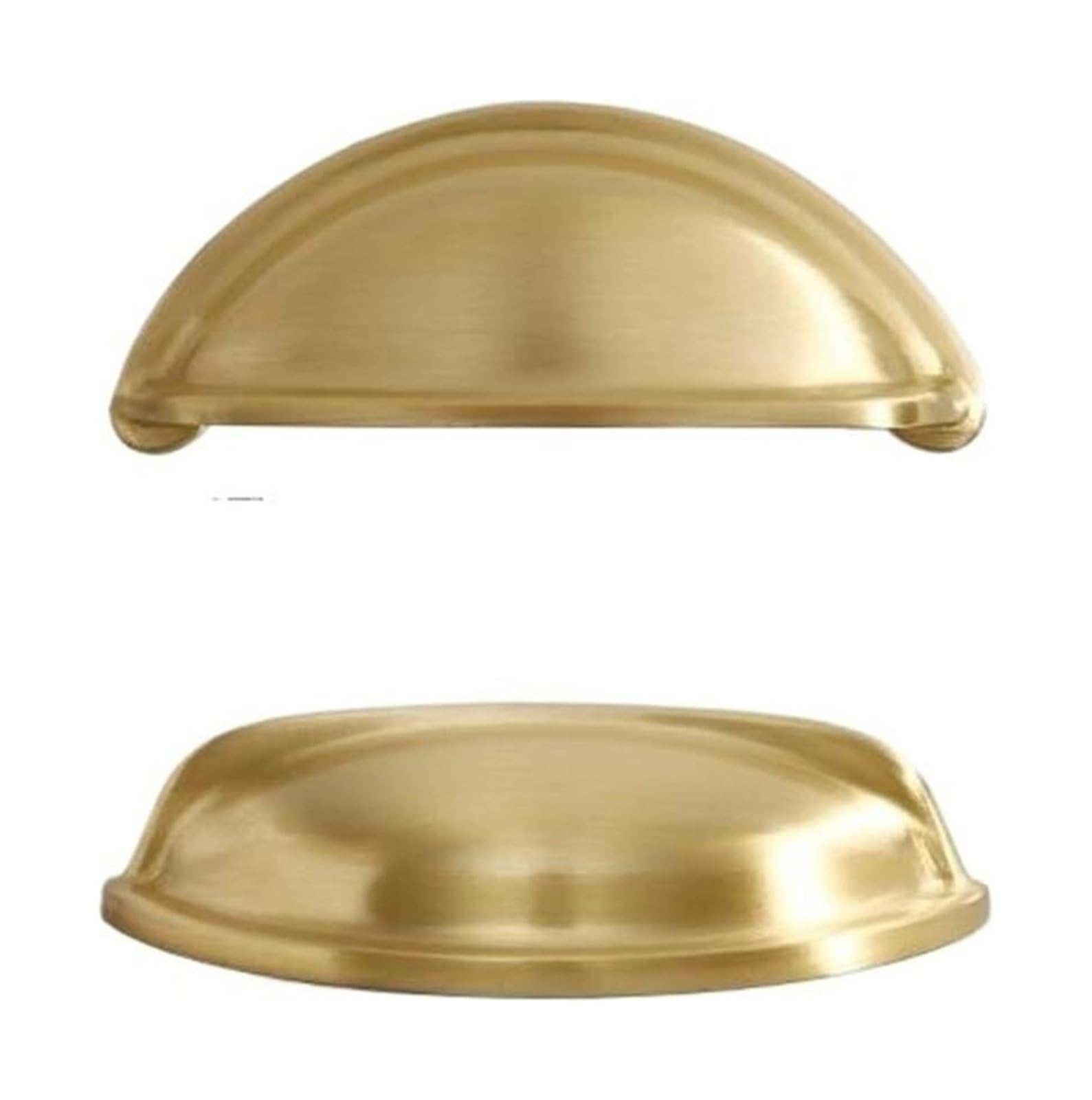 BTYQKZVPM Vintage Style Handles, Shell Cabinet Pulls Drawer Handles Pack of 4 Zinc Alloy for Kitchen Wardrobe