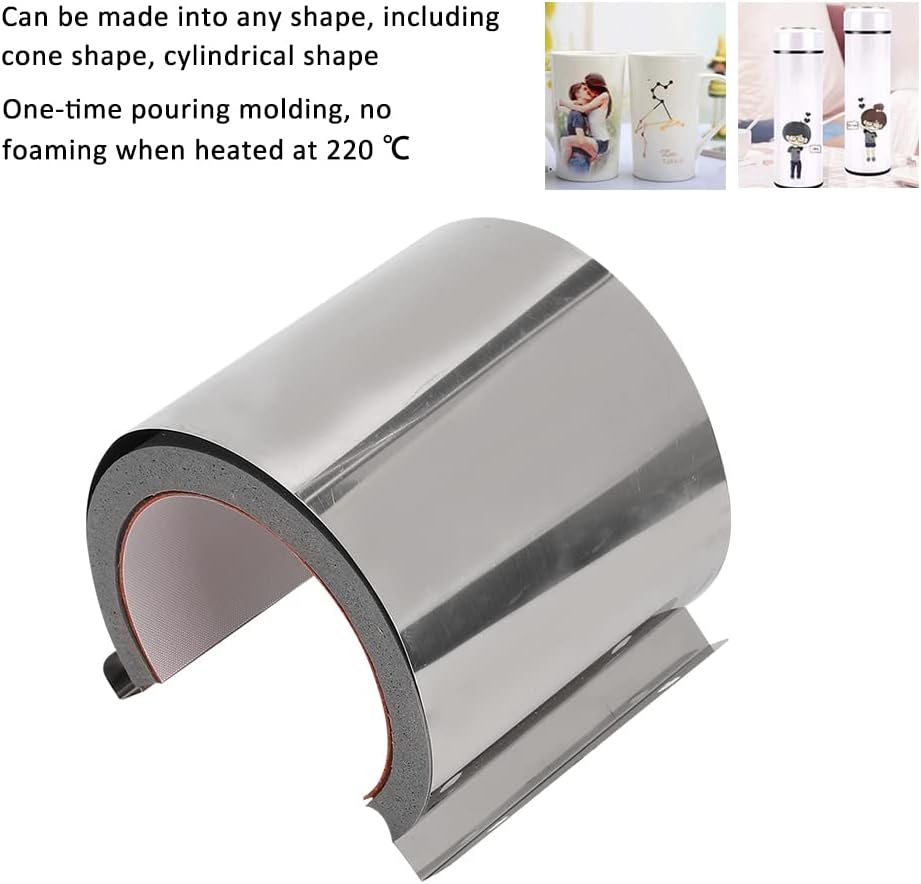 POCREATION Mug Cup Press Soft, 17Oz LAT Mug Press, Betrsub Heat Press Attachments 12 Skinny