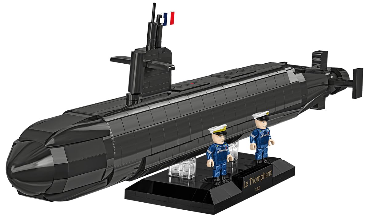 COBI 4859 Sous-Marin SNLE Submarine 1:300 Brick Model Age 9+ 643pcs