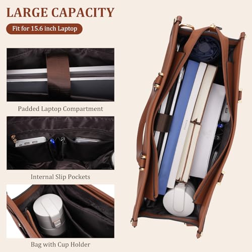 Bolso Tote para laptop MOSISO 15.6" capacidad amplia miniatura 6