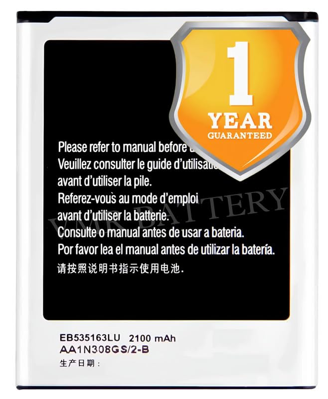 Image of Original EB535163LU Battery Compatible for Samsung Galaxy Grand (Grand Z) (GT-I9080, GT-I9082, GT-I9082Z) | Grand Neo (GT-I9060, GT-I9060I, GT-I9062) - (2100mAh) - 1 Year Warranty K7