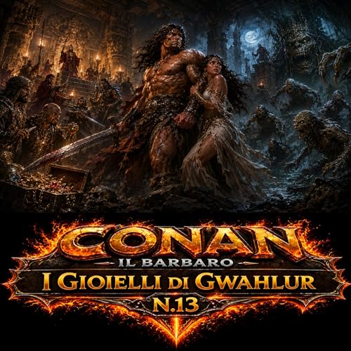 Conan il Barbaro cap.13 I gioielli di Gwahlur di Robert e. Howard | audiolibro italiano