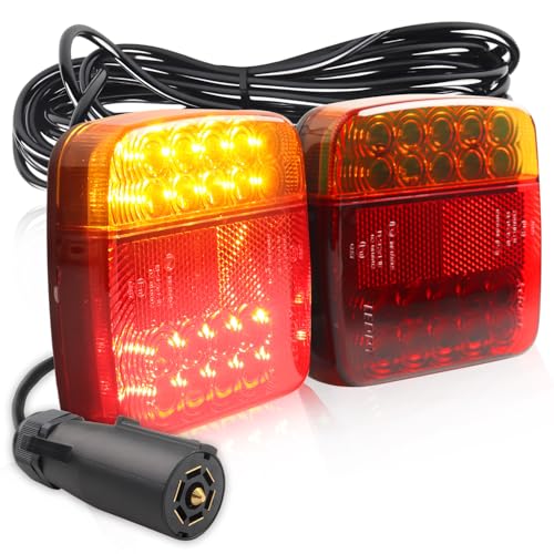 Magnetic LED Trailer Light Kit with Waterproof Modes
