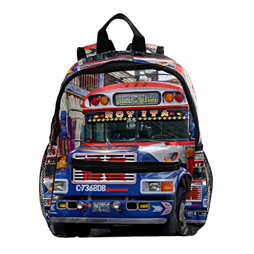 Sac à dos enfants mignon et multicolore avec bretelles confortables pour extérieur
