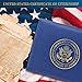 OFFICIAL FELLOW CITIZEN The Original US Citizenship Certificate Holder Luxury Gifts for New American Citizens | Fully Padded Leatherette | Gold Eagle Seal | Naturalization Certificate Cover