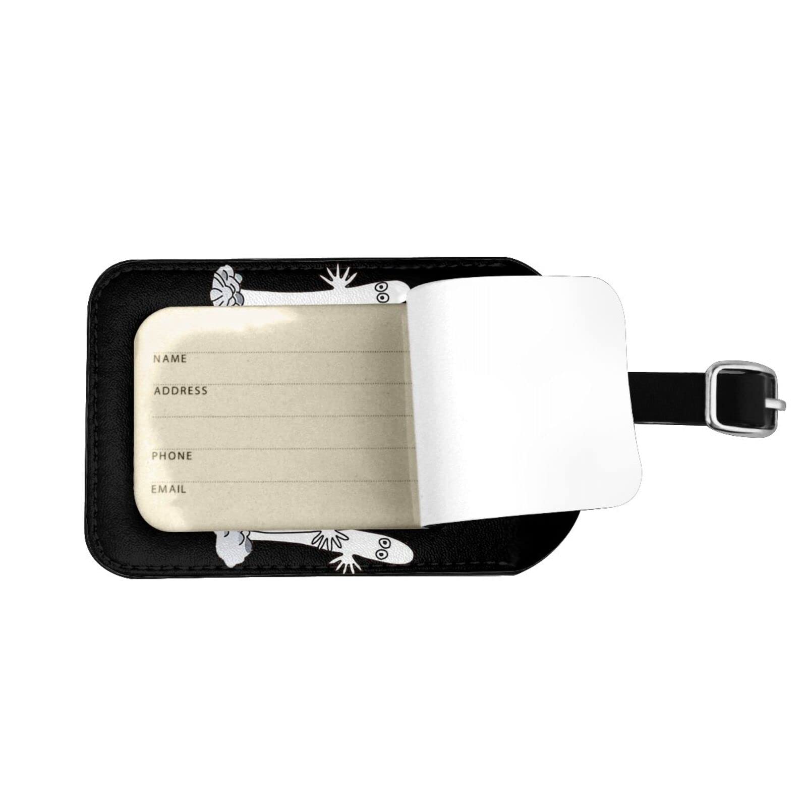 Amazon.co.jp: ニョロニョロ柄 荷物 タグ スーツケースタグ