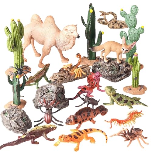 Idée cadeaux garçons avec ce kit de 24 figurines animaux miniatures