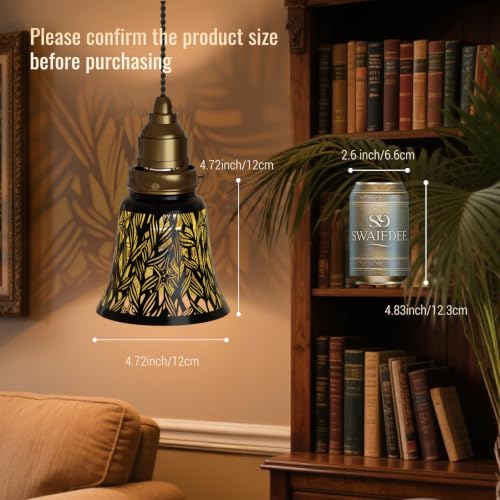 Image of 4 Pcs Laser Cut Metal Covers, Antique Bronze Chrysan Ceiling Fan LampShades | Size: 2.16 inch Top x 4.72 inch Bottom x 4.72 inchH. UNO fitter lamp shades. Laser-cut design decorative chrysanthemum light patterns.
