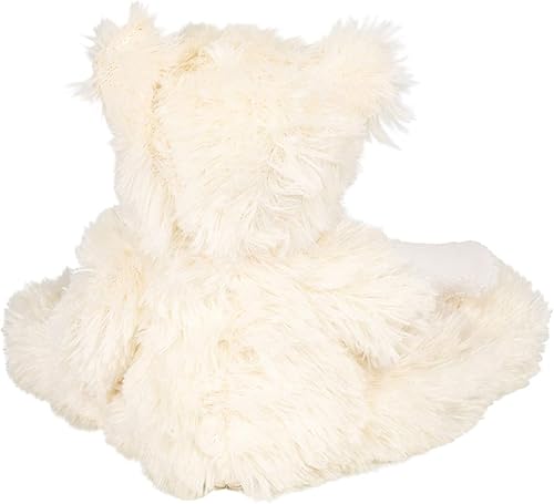 Miniatura 4 de Card It Peluche de oso de peluche blanco y azul de 10 pulgadas