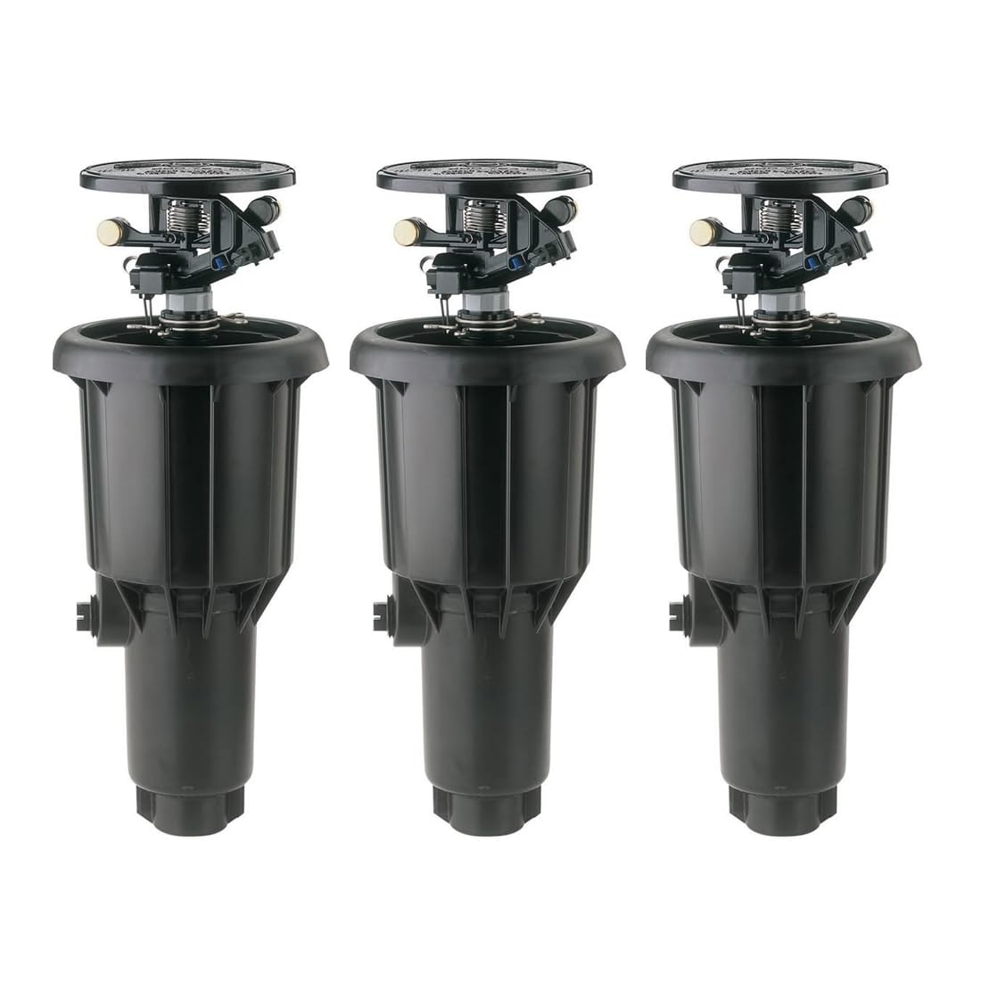 Rain Bird Maxi-Paw Hocheffizienter automatischer Sprinkler für Garten, Reichweite 6,70 bis 13,70 m, Gewinde 1/2 Zoll und 3/4 Zoll, ideal für schmutziges Wasser