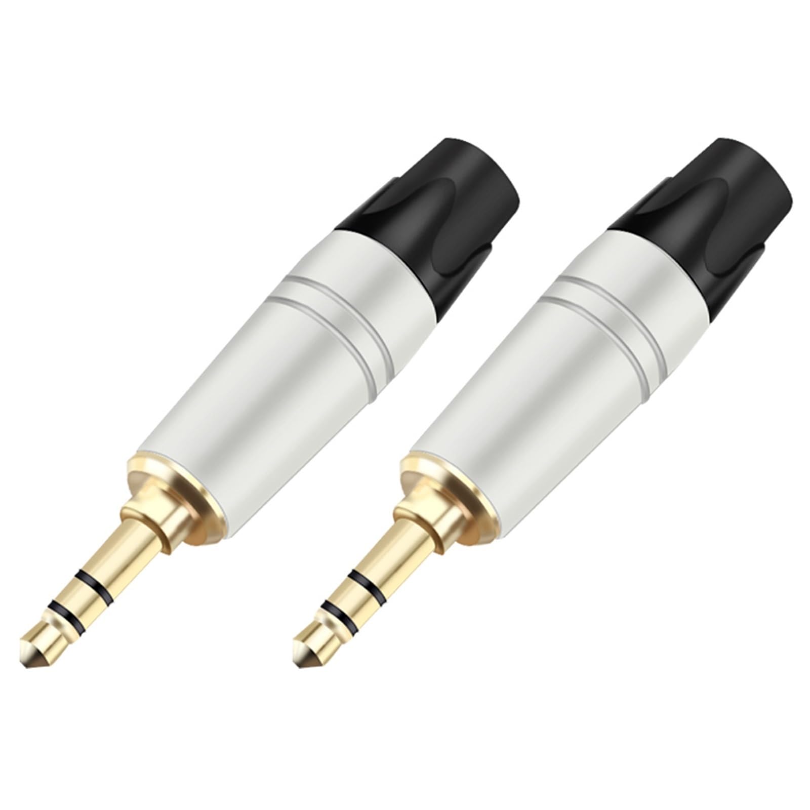 Connecteur de fil Audio stéréo à 3 pôles, prise mâle de 3.5mm, prise casque, prise stéréo de 3.5mm, connecteur de câble à 3 broches de 1/8 pouces, 10 pièces/lot (Color : TC210-MIX)