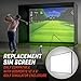 GoSports Replacement Sim Screen - Only Compatible with GoSports Golf Simulator Enclosure - Choose 10 x 8 ft, 12 x 9 ft, or 14 x 8 ft