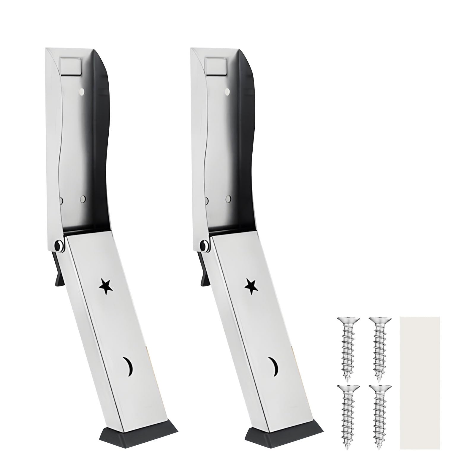 Msioytog Silver Anti Slip Door With Closure On Vertical Or Horizontal Surfaces Denial Screws Required Heavy Duty Door Segment