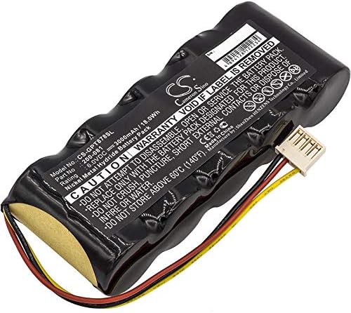 Replacement Battery for Magna-Mike 8500, GE Panametrics PT878 Flowmeter, Portable Flowmeter Panametrics РТ878, PT878, fits Part No KR1800SCE, 200-081, 6.0V Ni-MH 3000mAh