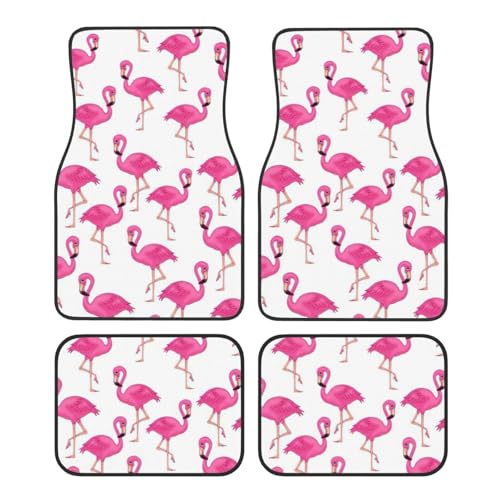 Tapis voiture flamant rose universel pour protéger la moquette auto