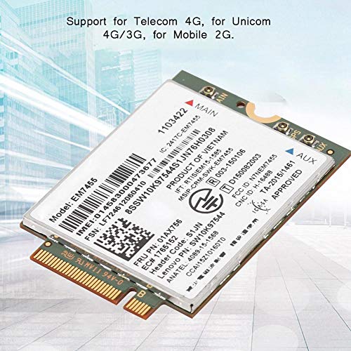 Tarjeta de Red EM7455 para ThinkPad T460/T460p/T460s, Módulo LTE 4G NGFF/M.2 de 300 Mbps para Notebook, Tablet y Ultrabook miniatura 4
