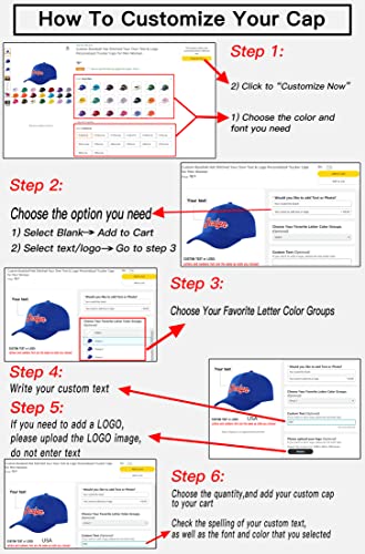 Hats Personalized Your Own Text Hip Hop Adjustable Baseball Caps For Men & Women Navy #TOP3