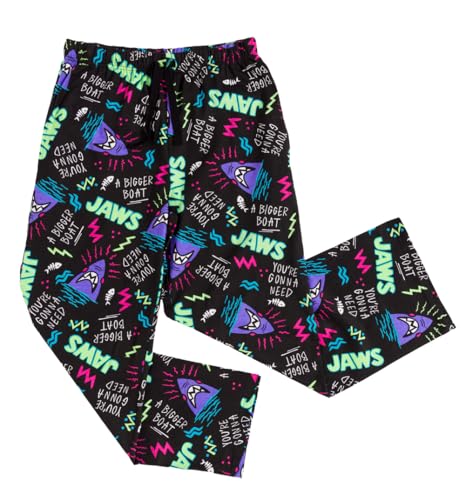 Jaws All Over Print Lounge Pants Black