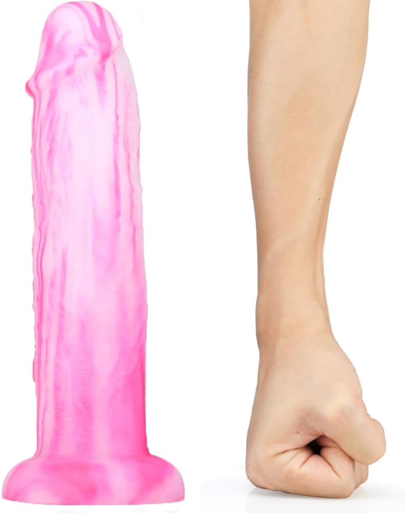 11 * 2.5Inch Huge Thick Dildo,Liquid Silicone Dildos with Strong Suction Cup for Hands-Free and Anal Play,G-spot Giant Dildo Anal Sex Toys for Women and Men