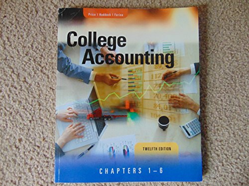 College Accounting, 12th Edition Chapters 1-6 P... 0077441915 Book Cover