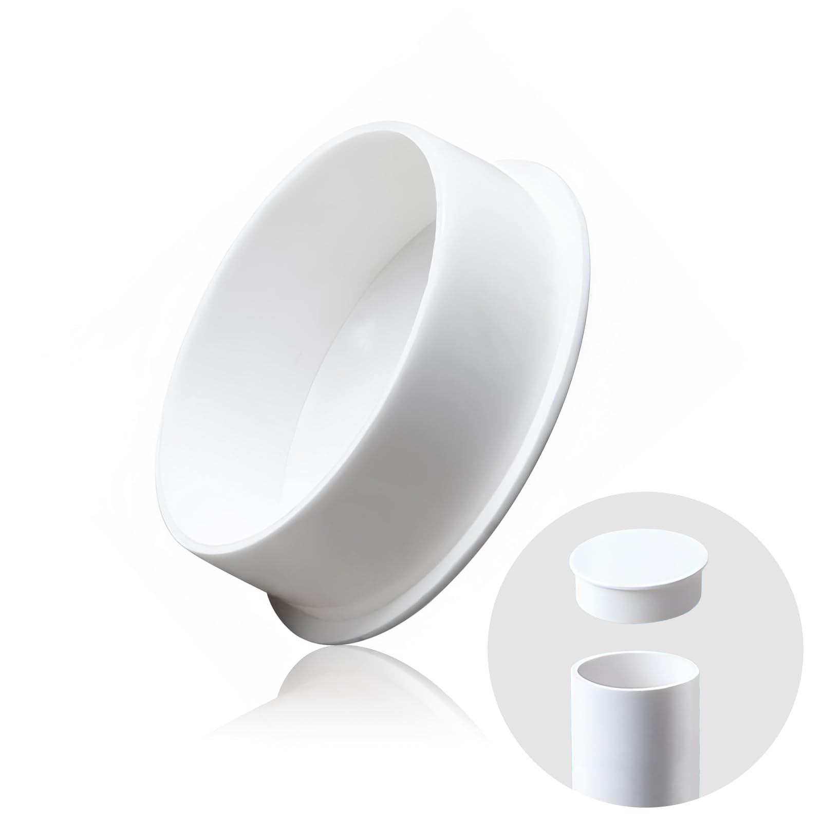 ALI2 Endkappe für Abwasserrohre DN 50mm,PVC Rohrstopfen,Rohr