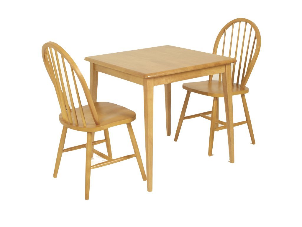 Easy to Assemble Wooden Dining Table (Color: Light Oak)