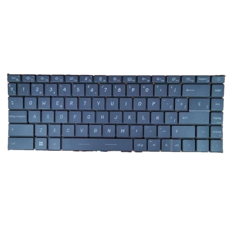 Generic Grey Laptop RGB Backlit Keyboard for MSI Delta 15 A5EFK MS-15CK Spanish SP Without Frame New