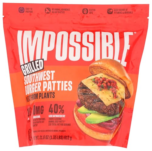 Impossible Burger Patties Seasoned